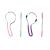 4 Pcs Facial Hair Remover Manual Epilator Spring Spring Face Hair Remover with Handle Hair Epilator Tool (Random Color)