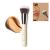 HALEYS Brilliant Kabuki Brush, Soft, Streak-free, Perfect Blending, Buff, Blurs, Smooths, Control, Precision, Complexion tools For liquid, cream, skincare, powder, Vegan, Cruelty-free, Sustainable Wood