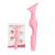 URGINO 5 in 1 Silicone Eyeliner Stencils Reusable Clean Winged Liner for Eyes Make up Tools as Eyelash Shield/Eyebrow Shaping/Jaw Line/Lip Line for Beginners(Pink) 1 Count