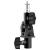 WELLMAKING U-Shape Camera Flash 180Swivel Mount Bracket with Standard 1/4 to 3/8 inch Metal Male Screw Spigot Stud Compatible for Umbrella Softbox Reflector Holder Stand for Video Light Studio Light