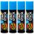 Sun Zapper Zinc Stick Mineral Sunscreen Blue SPF 50+ Water Resistant for Face & Body Adults Kids 4-Pack Broad Spectrum Sun Block Made in Australia