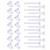 Plastic Earrings,Clear Plastic Earrings Clear Earrings Plastic Post Earrings Plastic Earring Posts and Earring Backs Silicone Earrings Clear Stud Earrings 100 Pairs Back Earrings and Blank Pins Stud 200PCS-Flat 3mm