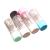 4PCS Mini Travel RGP Hard Contact Lens Case Protective Box Cosmetic Contact Lens Container Holder Lens Solution(Black Green Blue and Pink)