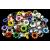 100pcs Aluminium Mixed Colors Flowers Eyelet Scrapbooking Card Hole LeatherCraft E099