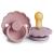 FRIGG Daisy Natural Rubber Baby Pacifier | Made in Denmark | BPA-Free (Baby Pink/Soft Lilac, 6-18 Months) 2-Pack 6-18 Month Baby Pink/Soft Lilac