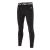 DEVOROPA Boys Leggings Quick Dry Youth Compression Pants Sports Tights Basketball Base Layer Black Medium