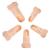 YANWANDEFA 5 Pcs Plastic Finger Support Protector Finger Splint Mallet Trigger Finger Splint Finger Support Protector for Adjustable Finger Immobilizer