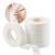 Lunamoon 6 rolls eyelash tape eyelash extension tape eyelash tape isolations micropore lash tape eyelash band for eyelash extensions (white)