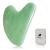 Flagest Gua Sha Face Treatment With Jade Natur-Stein Heart shape Guasha Board scratch massage tool Anti-wrinkle Tool for facial scraping spa acupuncture therapy trigger point anti-aging (jade) greenen