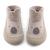 Toddler Sock Shoes Cute Baby First Walking Shoes Soft Sole with Grips for Boys Girls 12-18 Months Khaki