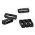 6-Pack Replacement Fastener Ring for Garmin Fenix 3/Fenix 3 HR/Fenix 3 Sapphire/Fenix 5X/Fenix 5X Plus/Fenix 6X&6X Pro/Fenix 7X&7XSolar/Descent Mk1/Quatix 3/Tactix Bravo Silicone Band Keeper Security Loop(Black-26mm)