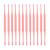 12Pcs Disposable Ear Pick Earwax Removal Plastic Ear Clean Tool Curette Spoon Cleaner for Personal Care Personal Cleaning 9x0.4x0.4cm