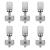 6 Pieces Surfboard Fin Screws, No Tool Stainless Steel Thumb Fin Screw for SUP Surf Longboard Paddleboard and BoardWorks SUP Center Fin Adapters Surfing Accessories