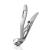 BEZOX Angled Head Nail Clippers for Seniors - Ergonomic Toenail Clipper for Thick Nails Premium Steel Nail Cutter Trimmer with Catcher for Men and Women (Silver)
