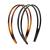 Nifocc Hard Plastic Headband Double Row Headbands with Teeth High Quality Hairband for Women Ladies - 2 Pieces Tortoiseshell Black
