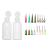 2Pcs Jagua Henna Temporary Tattoo Kit Applicator Bottles with 16 Tips Needles for Henna Tattoo Cone Tattoo Bottle Kits - Qty 2 & 16 Tips