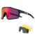 KAPVOE Polarized Cycling Glasses with 4 Interchangeable Lenses TR90 Sports Sunglasses Women Men Running 01