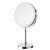 Lighted Makeup Mirror  8 Rechargeable Double Sided Magnifying Mirror with 3 Colors  1x/10x 360  Rotation Touch Screen Vanity Mirror  Brightness Adjustable Magnification Cosmetic Light up Mirror Chrome