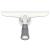 MR.SIGA Multi-Purpose Silicon Squeegee for Window, Glass, Shower Door, Car Windshield, Heavy Duty Window Scrubber, Includes Suction Hook, 10 inch, White & Grey, 1 Pack