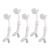 Healifty 5pcs Facial Muscle Exerciser Slim Mouth Piece Flex Face Smile Tool