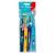 TEPE Kids Toothbrush Extra Soft Kid and Toddler Toothbrush for Ages 3+ 4 Pack X-Soft / 4