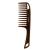 Wide Tooth Hair Comb Brown Argan Oil Infused With Comfortable Handgrip Handle Detangler for Thick & Curly Medium to Long Hair By Majestik+ Argan Brown