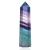 XIANNVXI 2" Fluorite Crystal Wand Healing Crystals Wand Tower Natural Gemstone Hexagonal Point Wand for Reiki Meditation Therapy Energy Direction