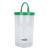 Jeffergarden Knklistier-Eimer set reduced stress.Coloring buckets with a large capacity for healthcare (1200 ml green bucket + catheter)
