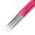 Winstonia Super Fine Nail Art Brush Set for Thin Lines Tiny Details Fine Drawing Delicate Coloring. 3 pcs Brushes Kit - BERRY WINE