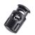 DYZD Plastic Cord Locks End Spring Stop Toggle Stoppers Multi-Colour (10PCS  Black)