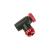 SILCA EOLO IV Co2 Regulator | Compact Design with Turn Screw Control Valve | Presta and Schrader Compatible | Universal Co2 Cartridge Thread Red / Black