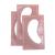 Florica 50 pair of eye pads eyelash extension lint -free eyes gel extensions patch hydrogel lint free eye mask eye flap eye gel patch (rose)