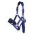 LeMieux Vogue Fleece Headcollar and Leadrope Halter Full Size Navy / Royal Blue