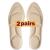 Shoe Insoles Women,(2 Pairs) Arch Support Insoles Breathable, New Material,5D Sponge Barefoot Comfort Insoles and High Heel Inserts, for Massaging, Arch Pain and Foot Pain Relieve Beige(women)