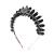 Halloween Raw Crystal Tiara Crown Headband  Black Quartz Moon Goddess Witch Headpiece Women Girls for Wiccan Goddess Cosplay Wedding Parties Photography by Bubbmi