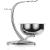 GRUTTI 2 in 1- Shaving Stand Kit for Men- Universal Stainless Shaving Stand + Shaving Bowl - Soap Bowl Shaving Holder Grooming Shaving Tool Kit for Dad Gift Boyfriend Gift Husband Gift C-shaped