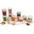 Beaba Set of 12 Storage Pots and 2 Silicone weaning Spoons Interlocking Stackable Pots 100% Airtight Freezable Breast Milk 2x90 ml + 4x150 ml + 6x250ml Eucalyptus Eucalyptus 2 x 90 ml + 4 x 150 ml + 6 x 250ml
