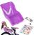 Ride Along Dolly Doll Bicycle Seat Bike Seat (Purple) with Decorate Yourself Decals (Fits Standard Sized Dolls and Stuffed Animals) - Purple