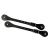 Weaver Leather Single-Ply Spur Straps Black