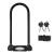 Master Lock Iron Castle Key Castle with bracket Certified Bicycle Castle - Secure Gold Certificate 8195EURDPROLW - Ideal for bicycles black