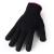 Heat Resistant Glove for Hair Styling, Curling Iron, Flat Iron and Curling Wand, Black, Pink Edge, 1 Piece
