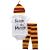 Baby Boys Girls Snuggle This Muggle Bodysuit and Striped Pants Outfit with Hat 0-6 Months Short Sleeve