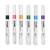 OWDEN 6-Pieces Metal Stamp Enamel Marker for Metal Stamping and Engraving Diy  Jewelry Steel Stamps Acrylic Ink 6 Colors. (6 Colors) 6 Colors (Black Pink Green Peacock Blue Purple Golden)