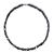 Magnetic Therapy Necklace Hematite Necklace Black Obsidian Magnetic Necklace-Natural Pain Relief for Neck Arthritis, Back, Shoulder Pain, Headache Migraine Healing Magnets Necklace for Women/Men Magnetic Hematite & Black Obsidian