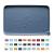 Hoki Found Waterproof Silicone Pet Feeding Mats with High Lips, Multiple Size and Colors for Dogs, Cats & Others 19 x 12 Gray