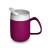 Ornamin Mug with Internal Cone 160 ml Blackberry with Spouted Lid with small opening (model 207 + 806) | drinking aid, thermo mug, feeding cup Purple