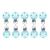 Hitopin pacifier clip 10 pieces pacifier clips pacifier clip wood pacifier clips set pacifier closures holder pacifier chains accessories for DIY tinkering (blue)