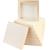 FSWCCK 10 Pcs 6x6 Wood Panel Boards  Unfinished Wood Canvas Wooden for Crafts  Painting Canvas  DIY Art Projects  Pouring  Arts Use with Oils  Acrylics