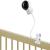 Clip Mount for Eufy Baby Monitor Camera, Flexible Gooseneck Baby Monitor Holder for Crib Without Tools or Wall Damage - White