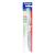 TRISA Bracket Clean manual toothbrush for people with braces for the best cleaning of teeth and braces white/transparent